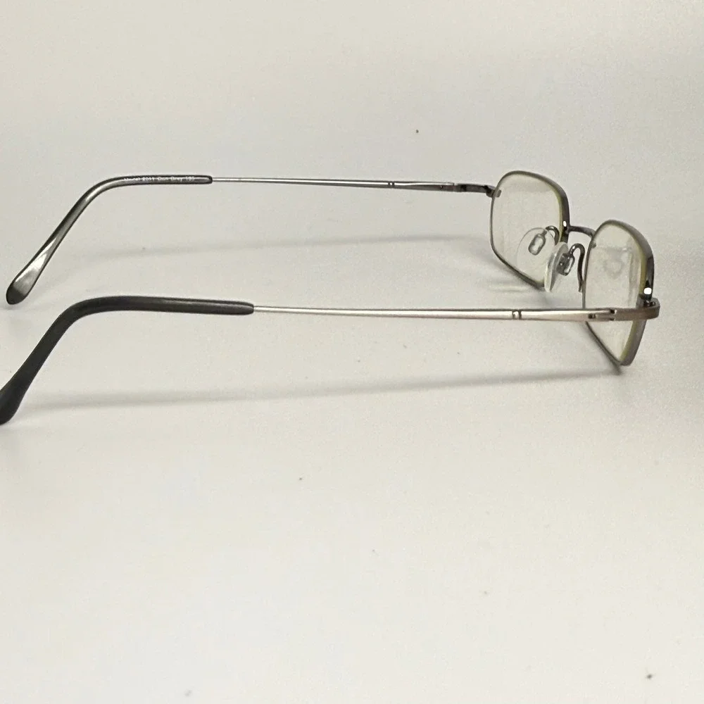 Genesis Altair 2011 Gun Grey Oval Metal Eyeglass Frames 47-19-135